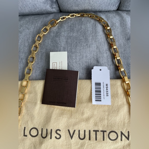 Louis Vuitton chain Louise MM size LV gold - Picture 2 of 16